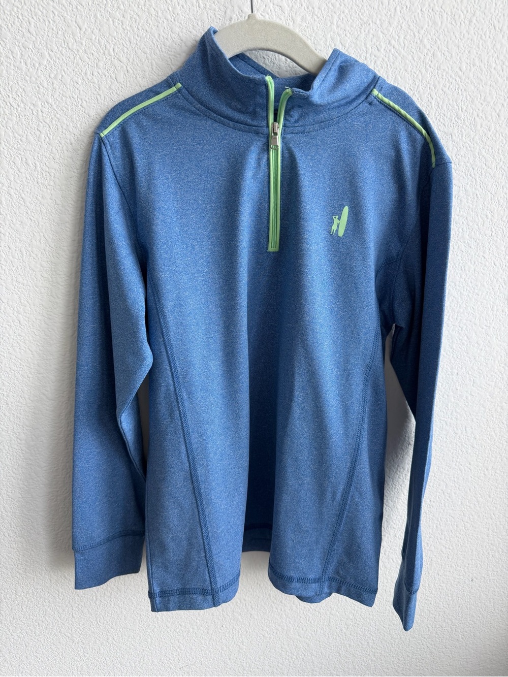 Johnnie-O Kids Quarter Zip Preformance Fabric Size 8 Preppy School